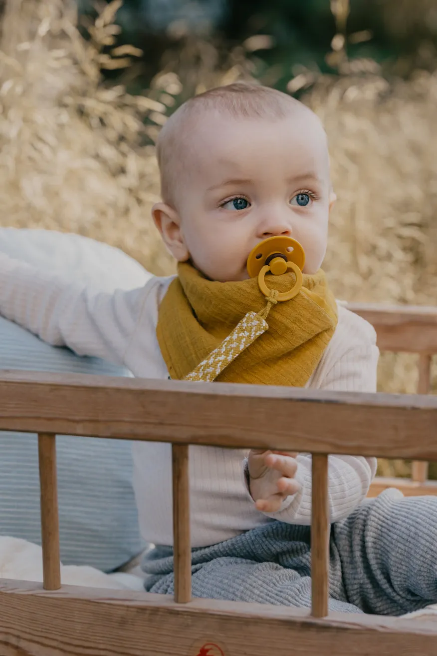 BIBS Bandana Bib Mustard ONE SIZE (Min. of 2 PK , multiples of 2 PK)