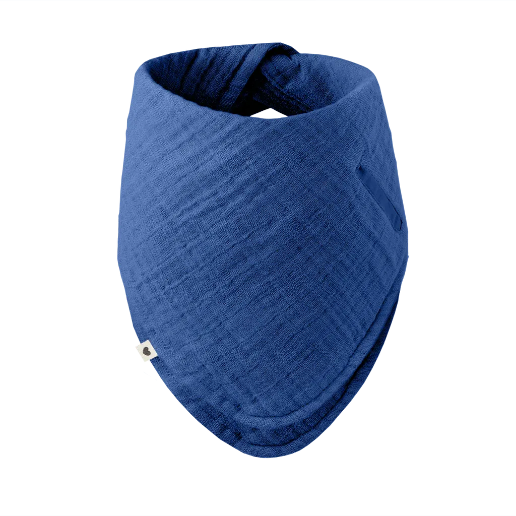 BIBS Organic Muslin Cotton Bandana Bib - Cornflower Blue