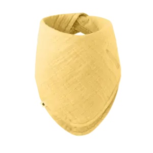 BIBS Organic Muslin Cotton Bandana Bib - Pale Butter