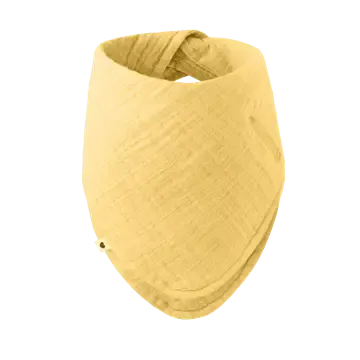 BIBS Organic Muslin Cotton Bandana Bib - Pale Butter
