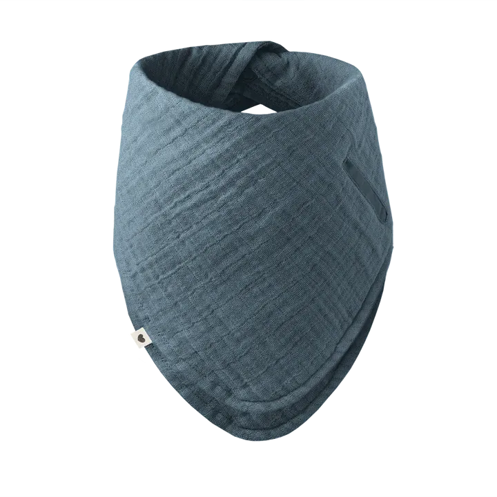 BIBS Organic Muslin Cotton Bandana Bib - Petrol