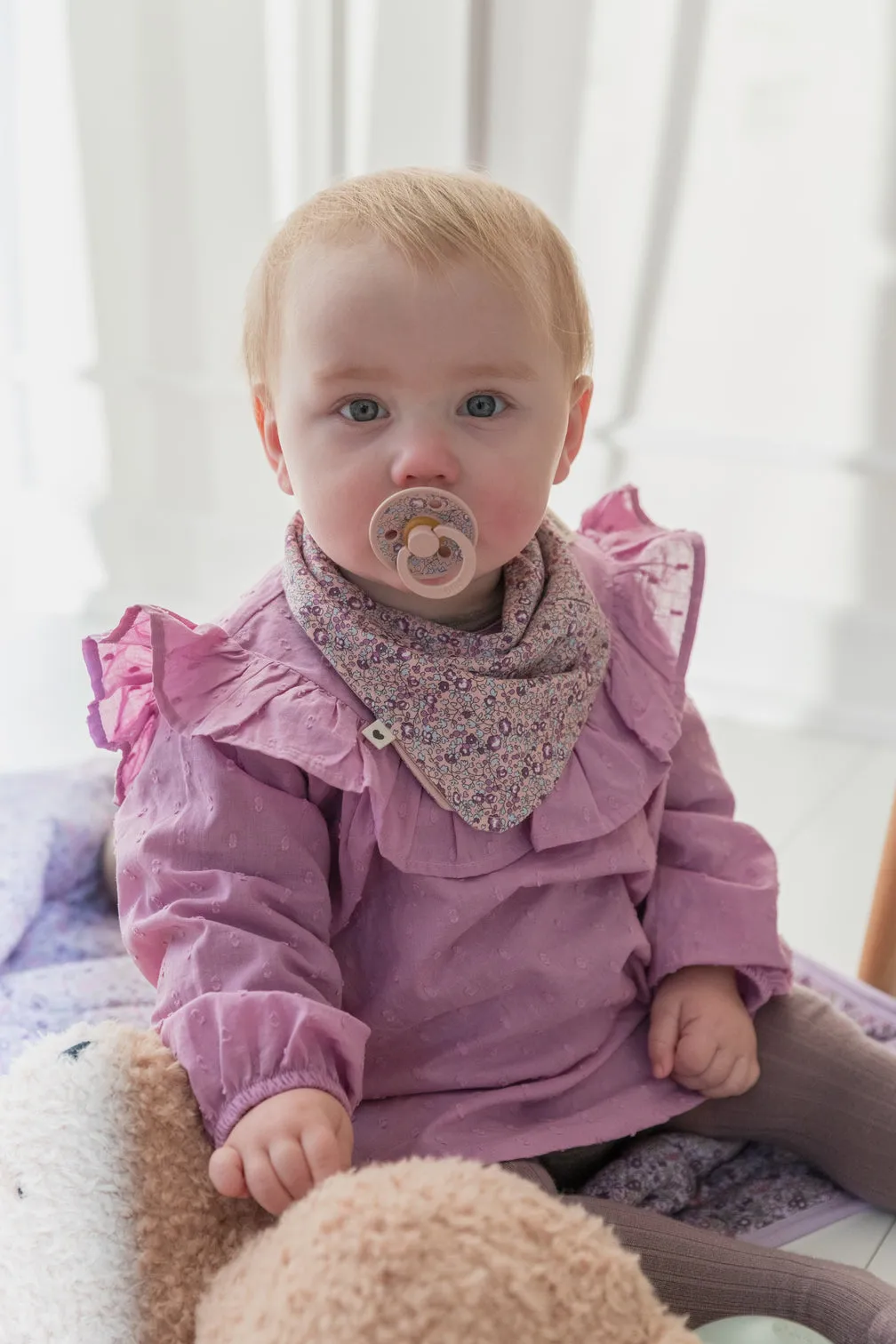 BIBS X LIBERTY Bandana Bib - Eloise Blush