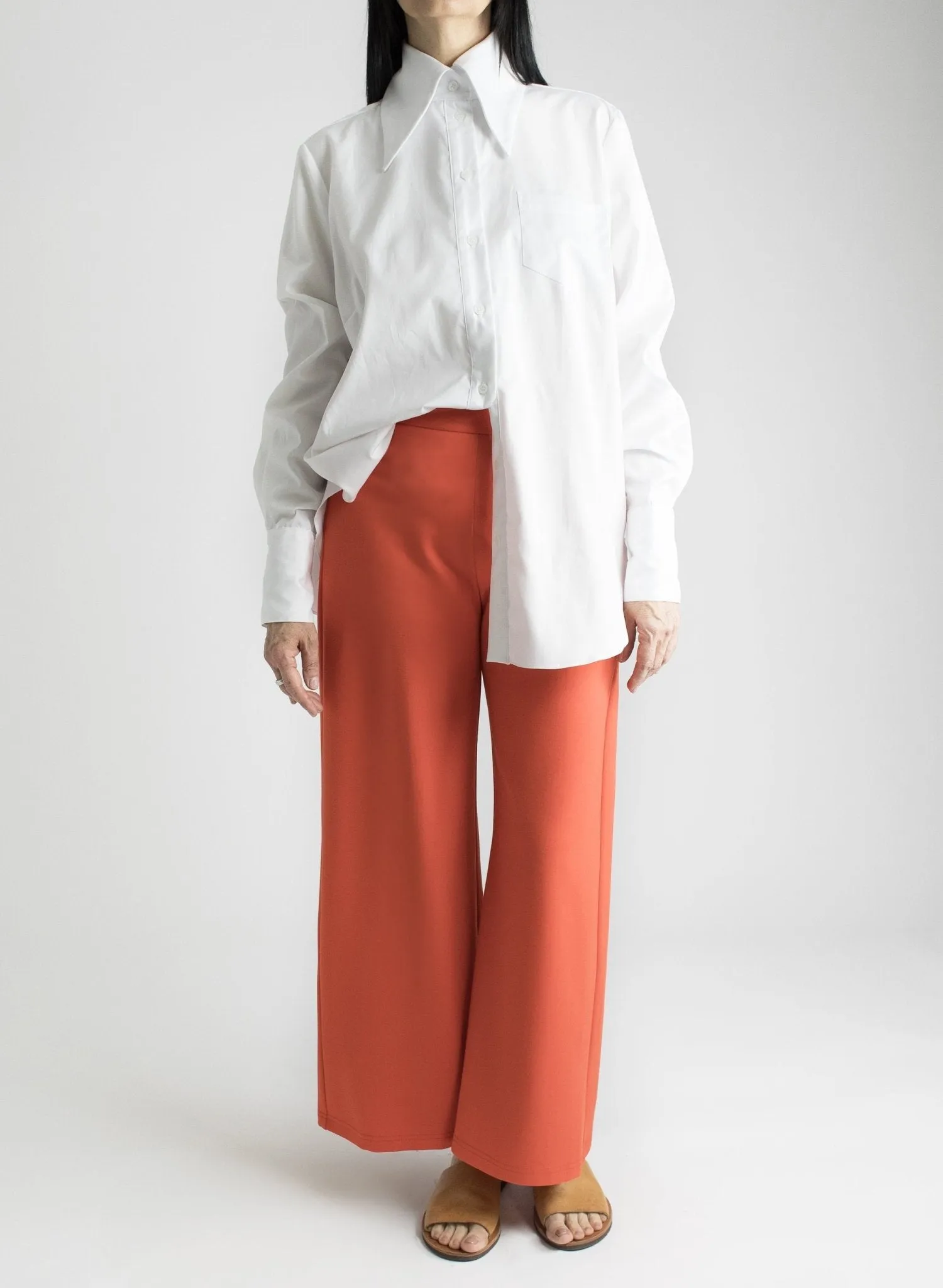 Big Collar Shirt - White