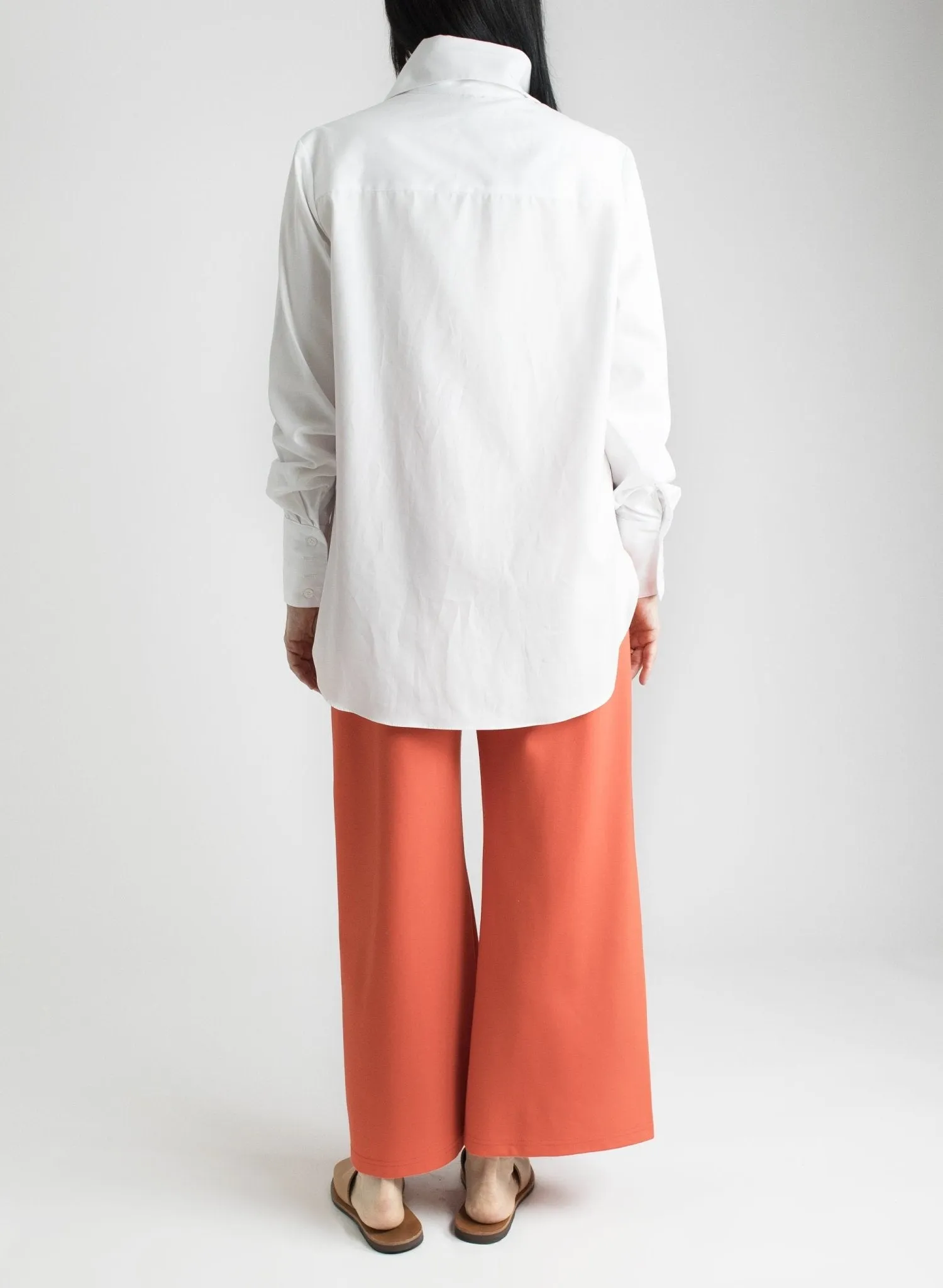 Big Collar Shirt - White