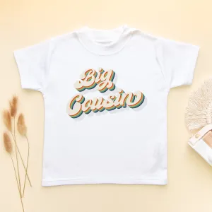 Big Cousin Rainbow Retro Style Toddler & Kids T Shirt