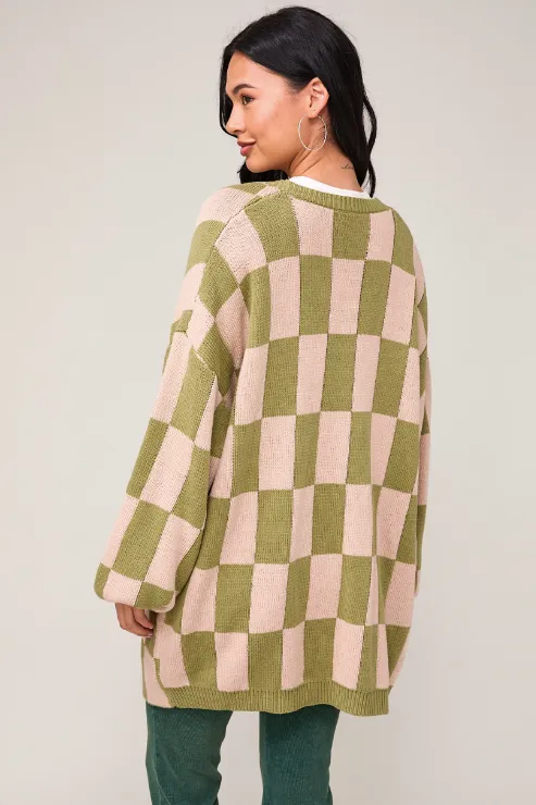 Big Mario's Check Sweater