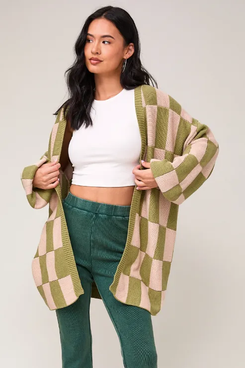 Big Mario's Check Sweater