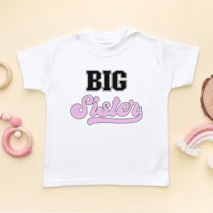 Big Sister College Style Toddler & Kids T Shirt