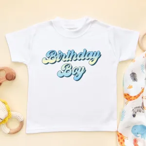 Birthday Boy Retro Style Toddler & Kids T Shirt