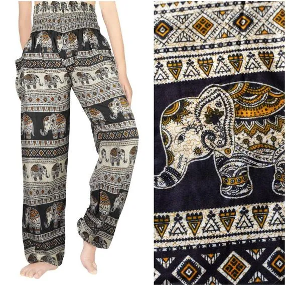 Black Elephant Pants