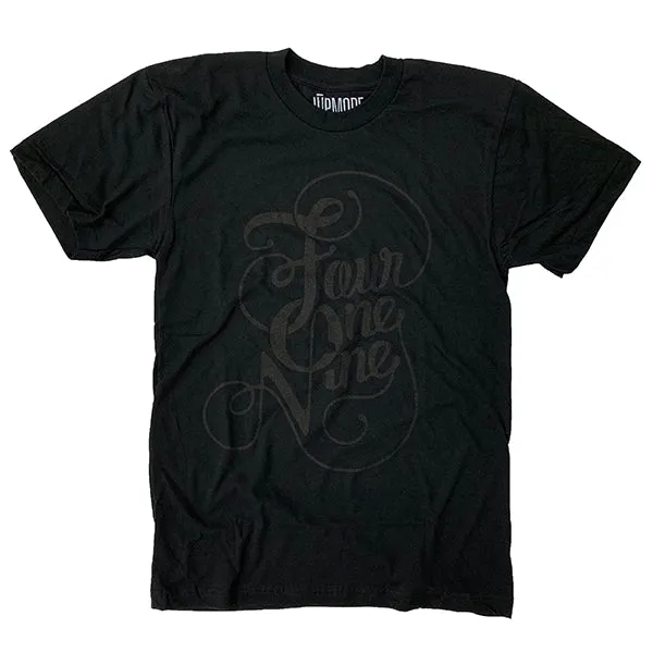 Black on Black Fancy Four One Nine Shirt (Discontinued)