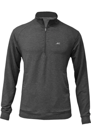 Black Quarter Zip Pullover Sweater