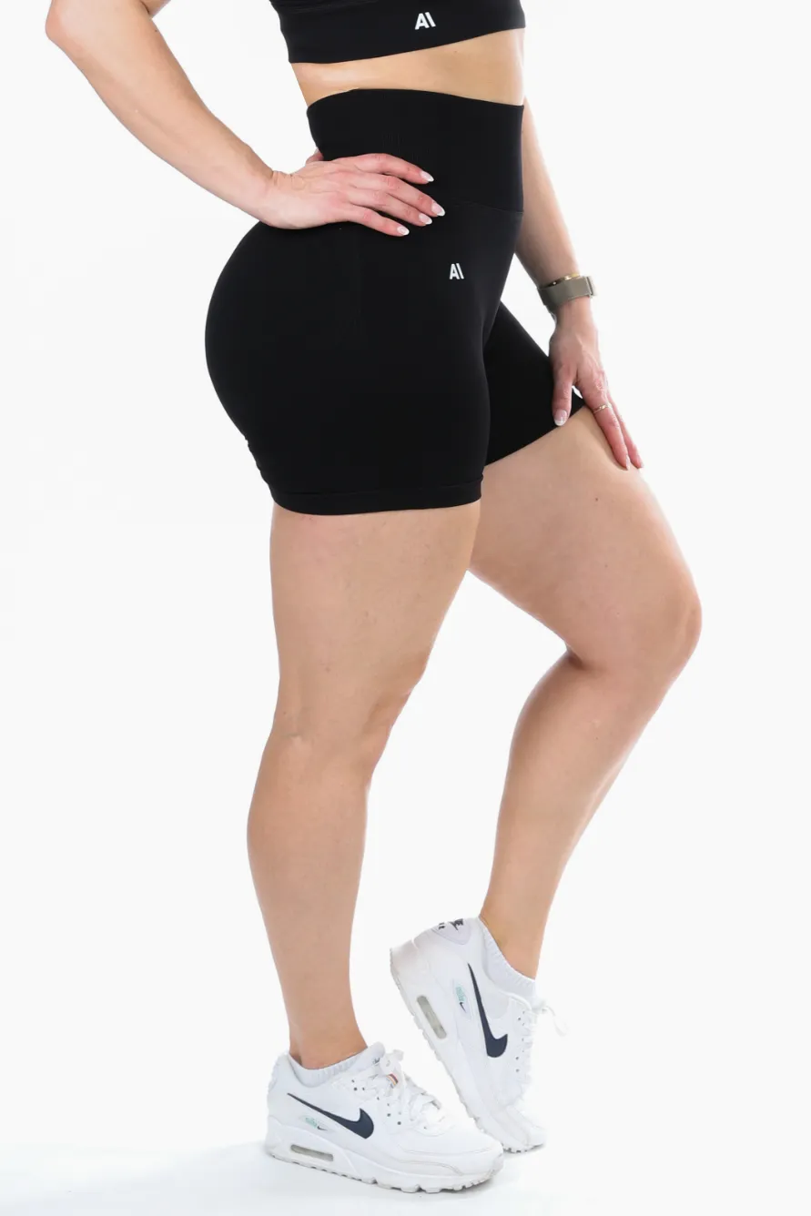 Blair Scrunch Bum Shorts Black