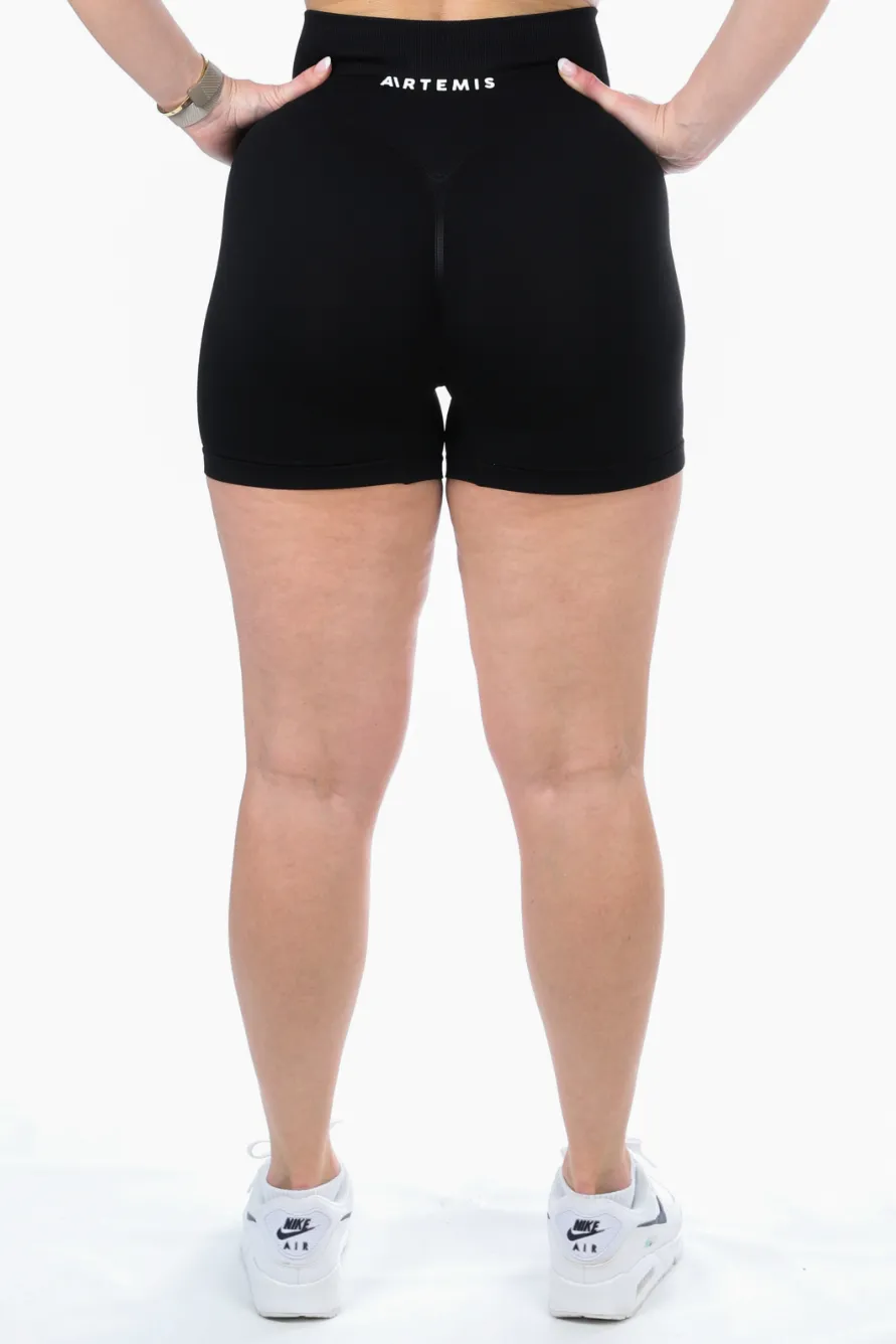 Blair Scrunch Bum Shorts Black