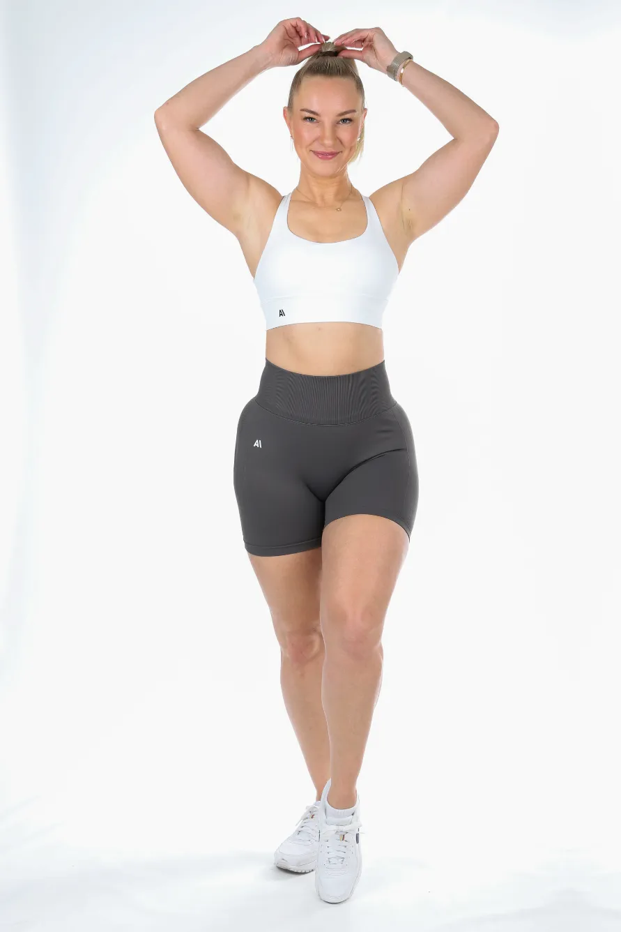 Blair Scrunch Bum Shorts Dark Grey
