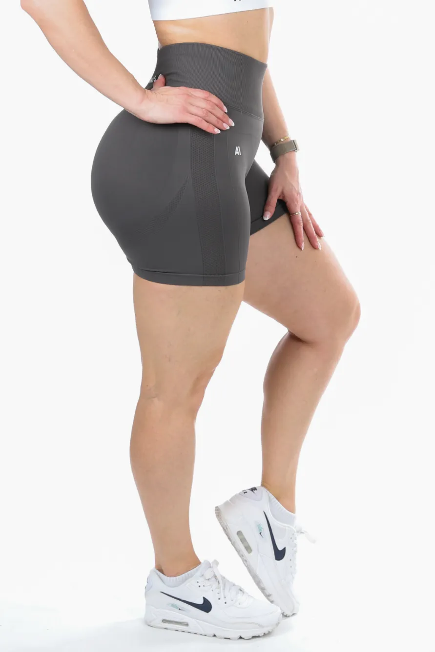 Blair Scrunch Bum Shorts Dark Grey