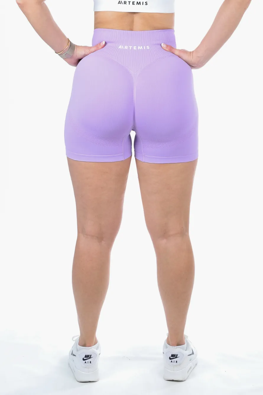 Blair Scrunch Bum Shorts Purple