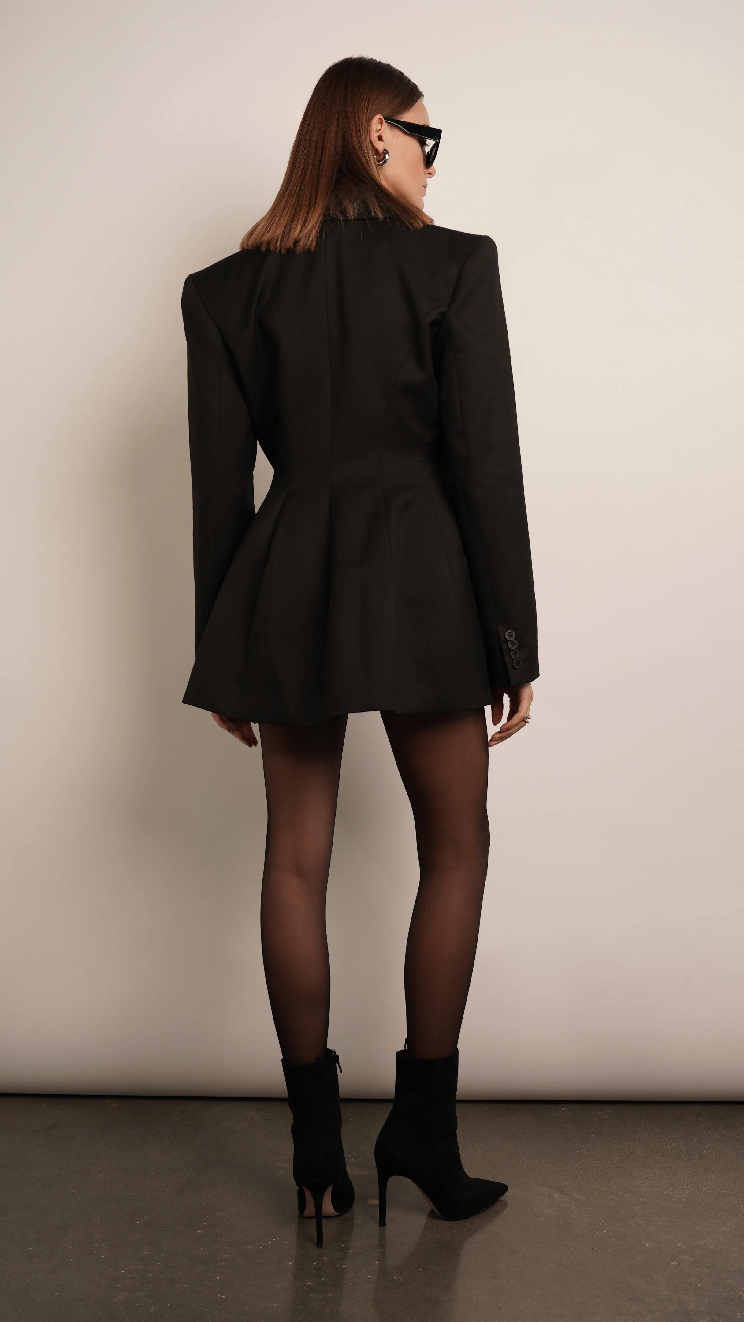BLAZER DRESS - BLACK