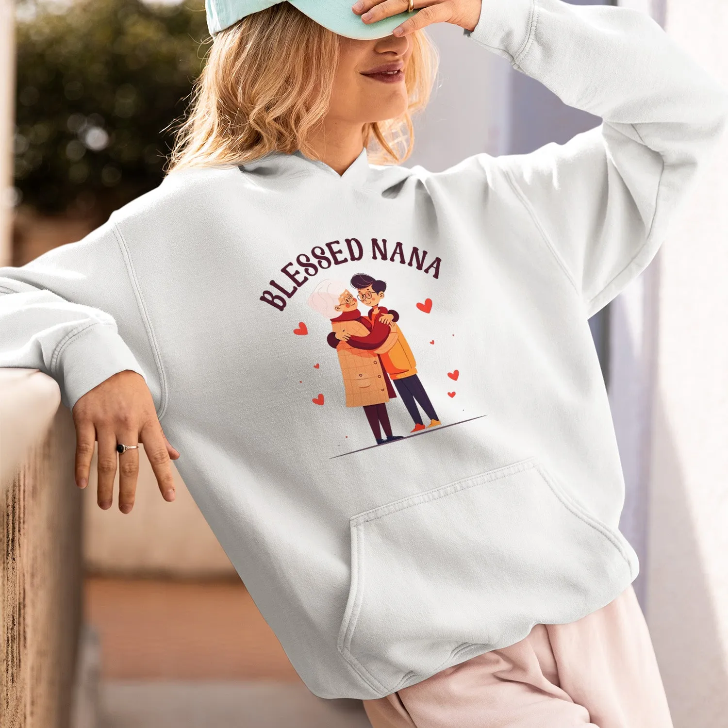 Blessed Nana T-Shirt, Grandma With Son Shirt, Cute Nana Sweatshirt, Grandma Shirt, Grandma Gift, Mother's Day Gift