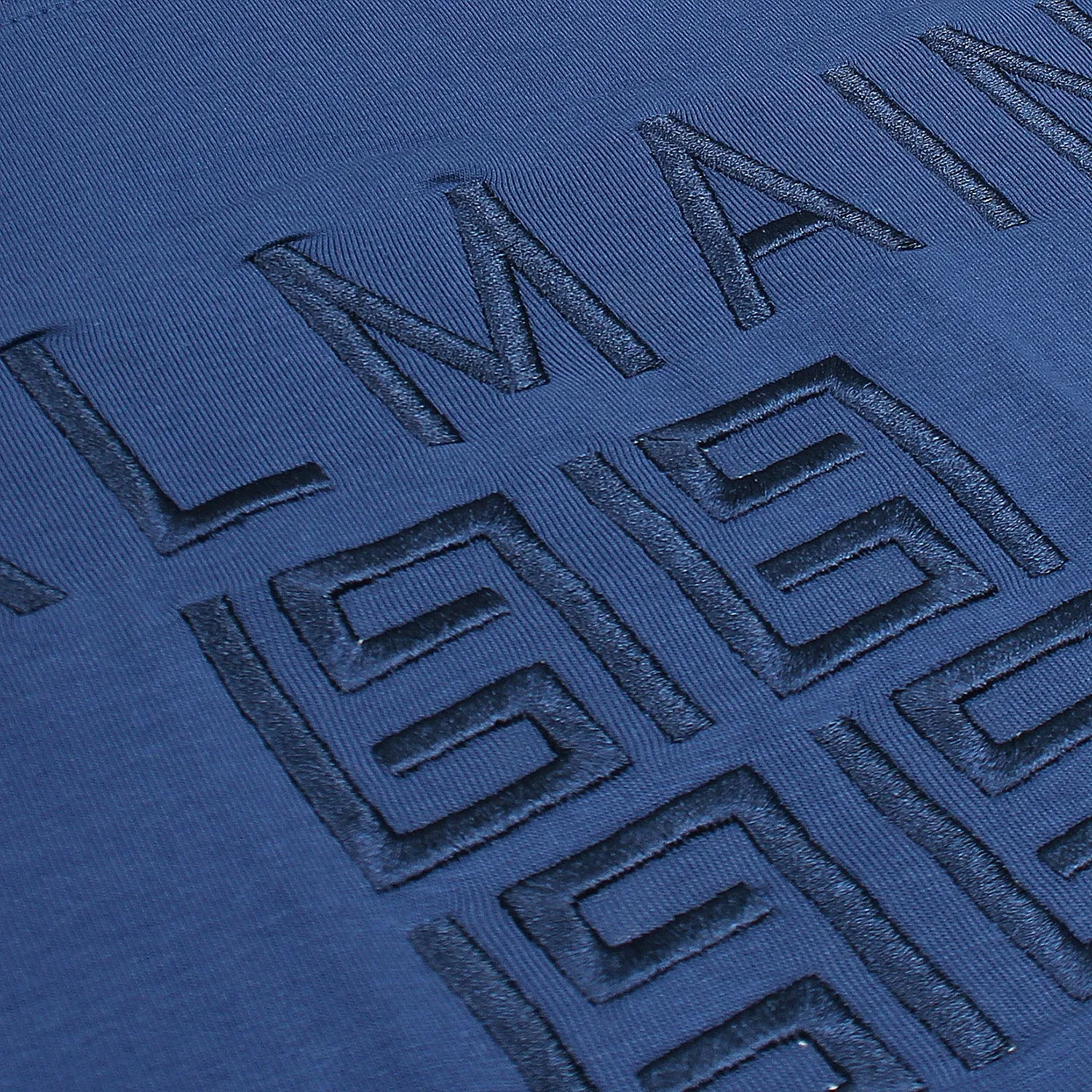 B.L.M.N Blue Embroidered Premium T-Shirt