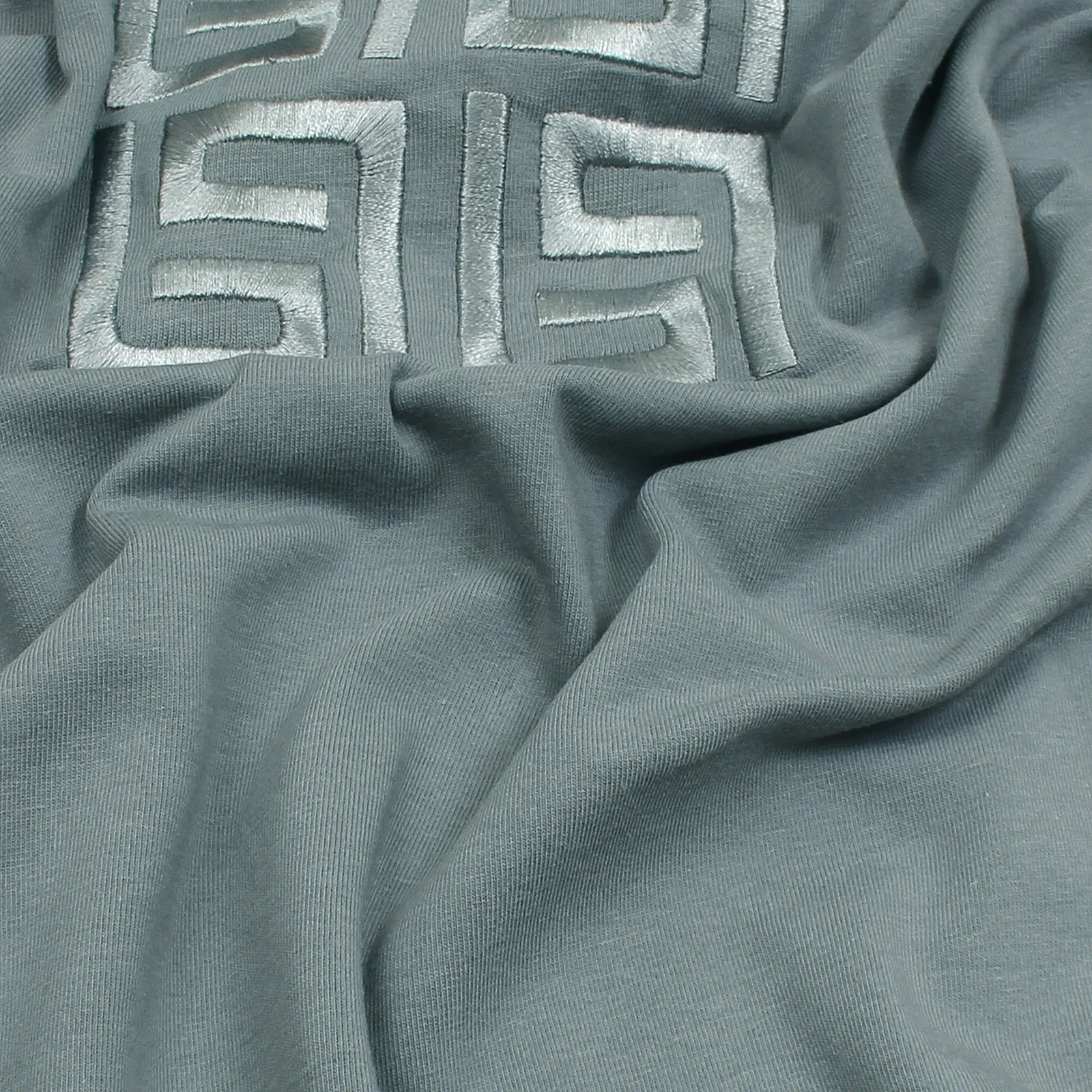 B.L.M.N Grey Embroidered Premium T-Shirt
