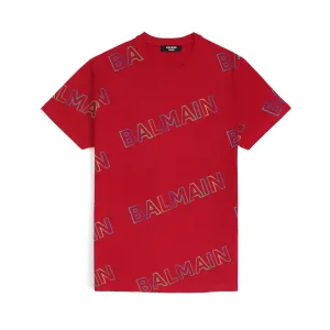 B.L.M.N Red Premium Printed T-Shirt