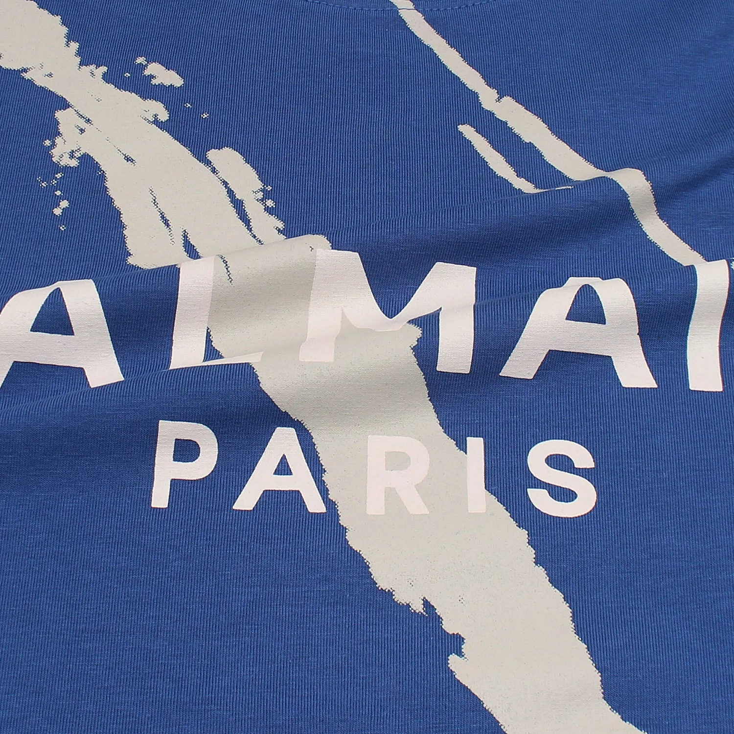 B.L.M.N Royal Blue Flash Premium Printed T-Shirt
