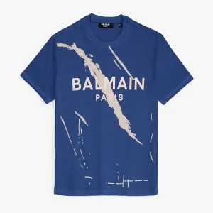 B.L.M.N Royal Blue Flash Premium Printed T-Shirt