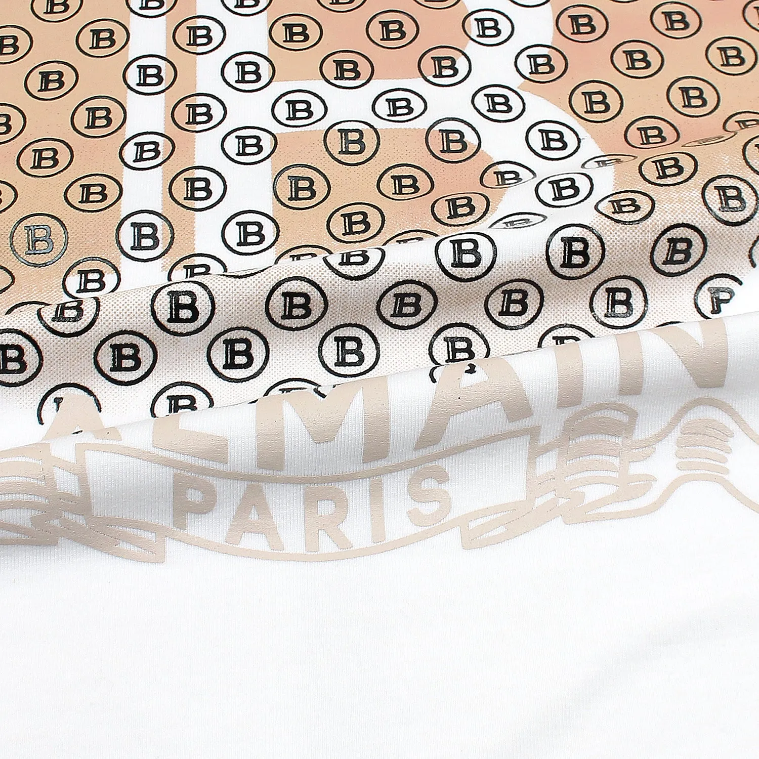 B.L.M.N White FB Premium Printed T-Shirt