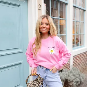 Bloom sweater roze