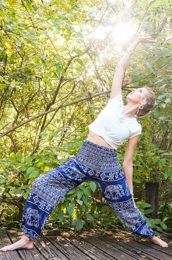 Blue Elephant Pants