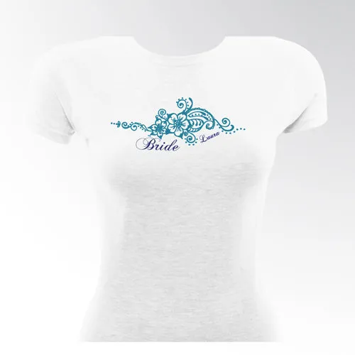 Blue Henna Bride TShirt
