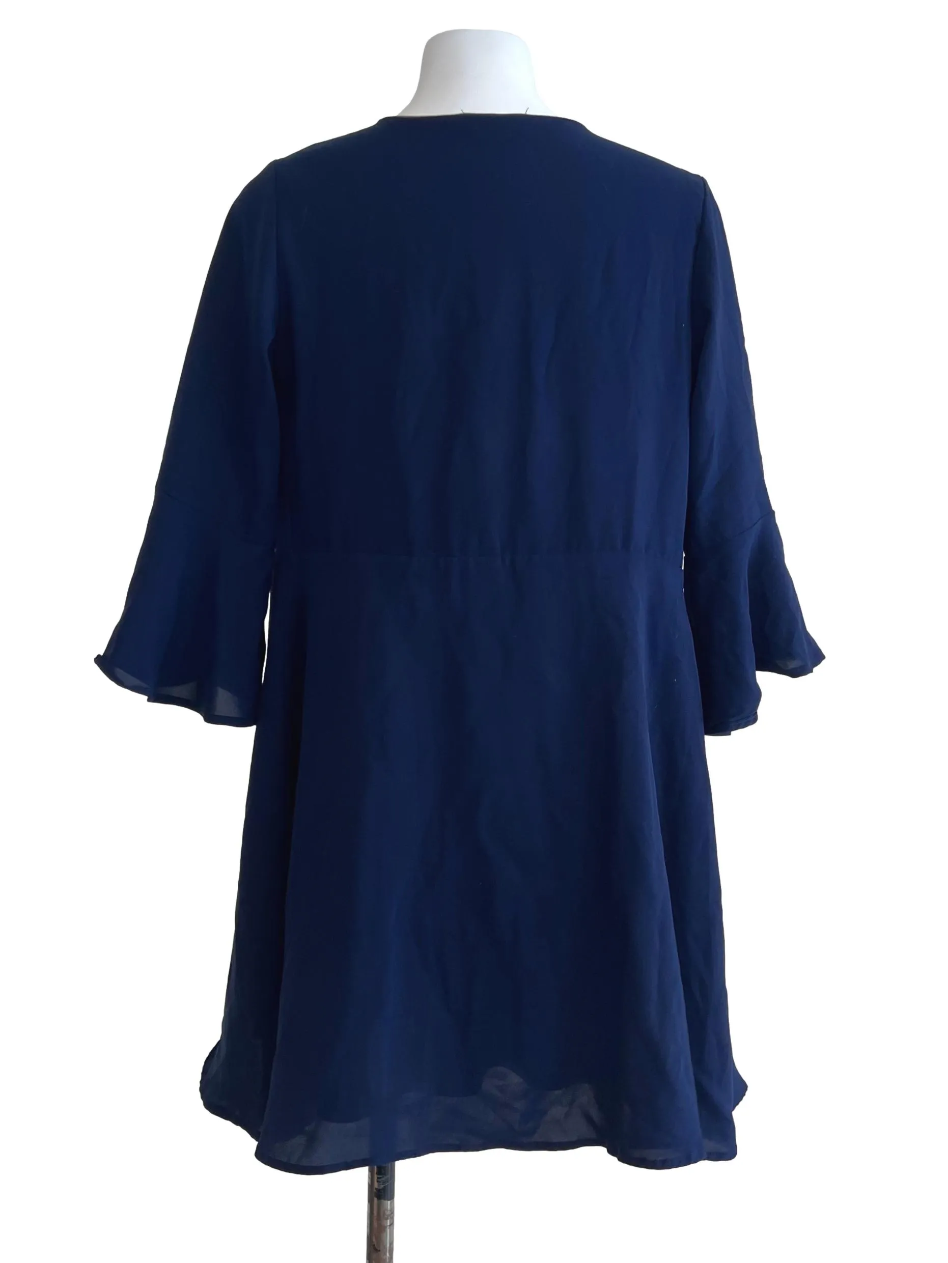 Blue Tie Cardigan