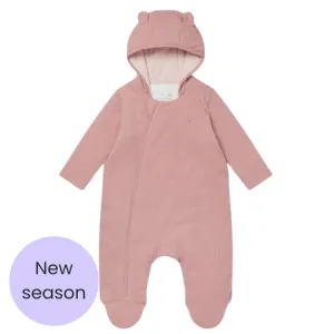Blush Ribbed Pramsuit