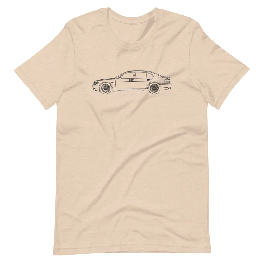 BMW E65 760i silhouette T-shirt