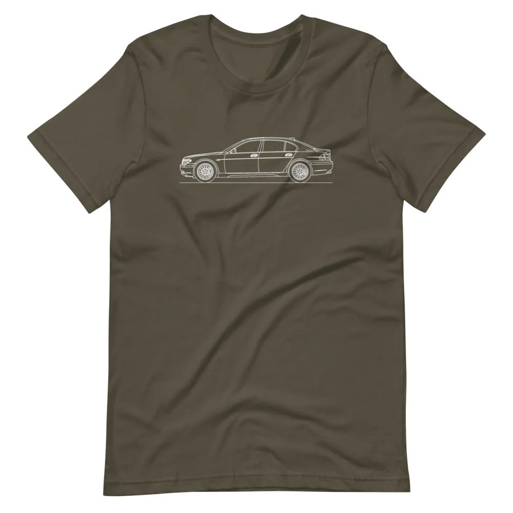 BMW E65 760i silhouette T-shirt