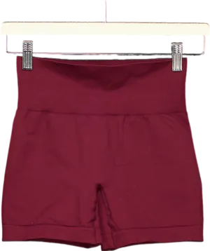 Bo Tee Red Endurance Super Sculpt Seamless Shorts UK S