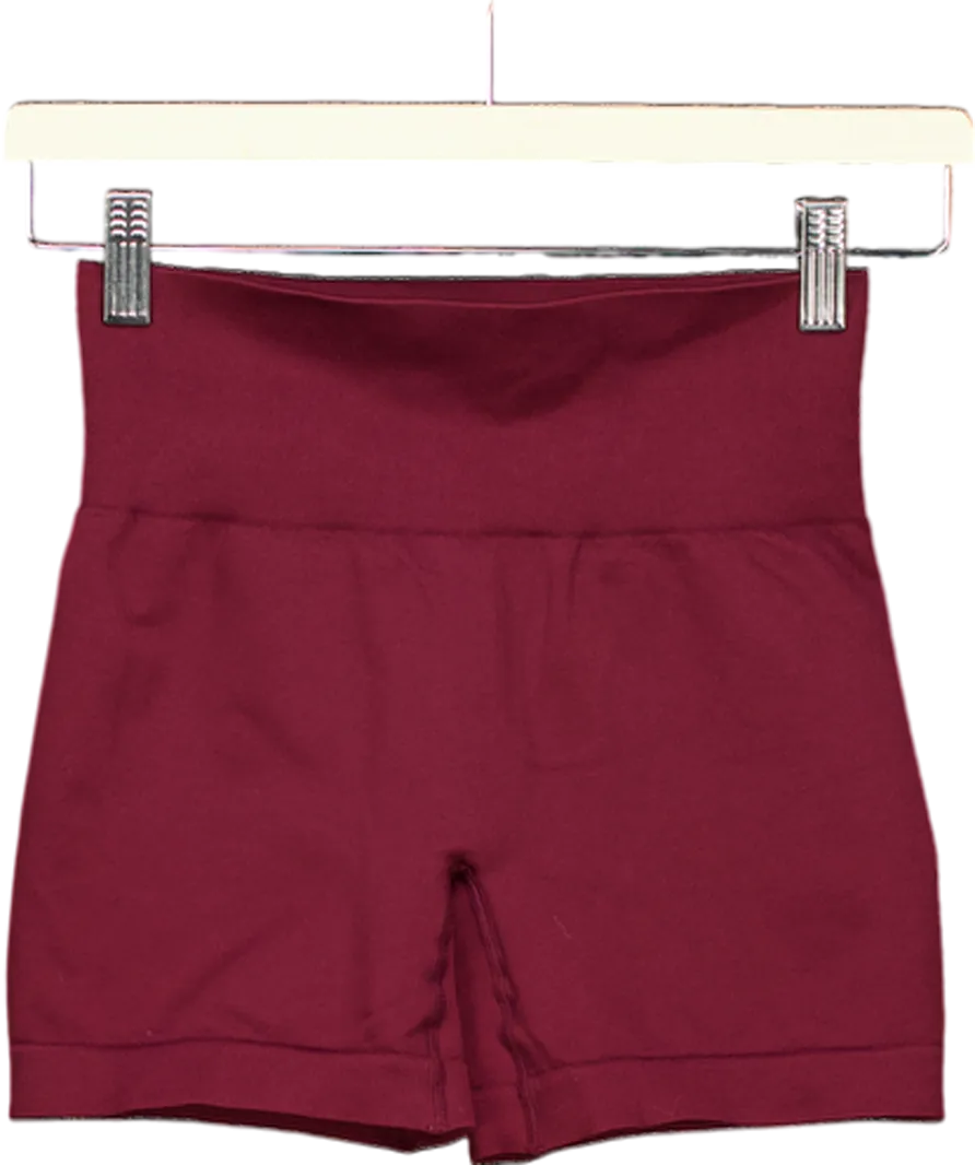 Bo Tee Red Endurance Super Sculpt Seamless Shorts UK S