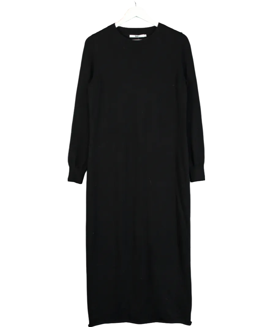 BOA Black Knit Maxi Dress UK S