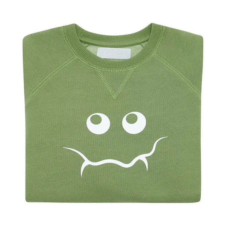 Bob & Blossom Olive Monster Sweatshirt