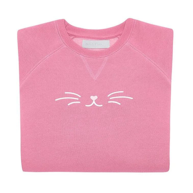 Bob & Blossom Pink Cat Sweatshirt