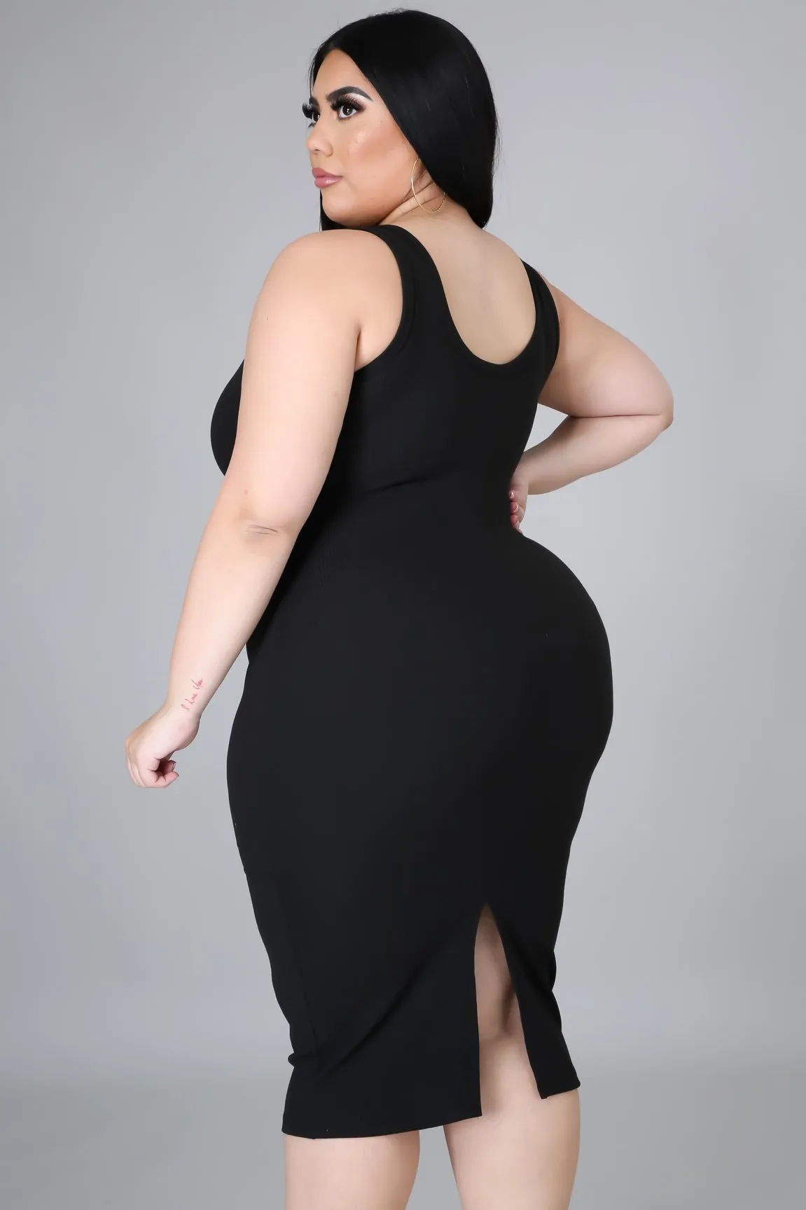 BONITA MIDI DRESS | PLUS