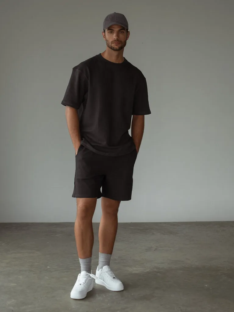 BOXY T-SHIRT RENEW - BLACK