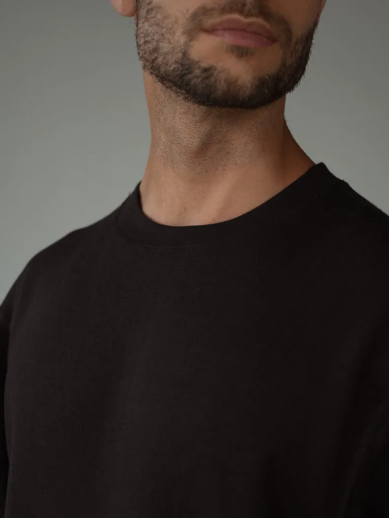 BOXY T-SHIRT RENEW - BLACK