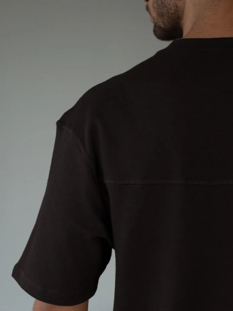 BOXY T-SHIRT RENEW - BLACK