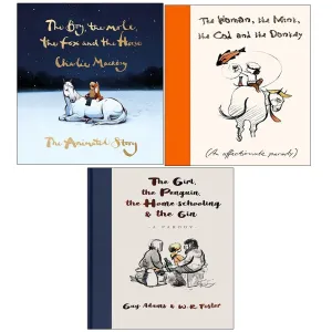 Boy, Mole, Fox Horse, Woman, Mink Cod Donkey, Girl, Penguin, Home Schooling Gin 3 Books Set