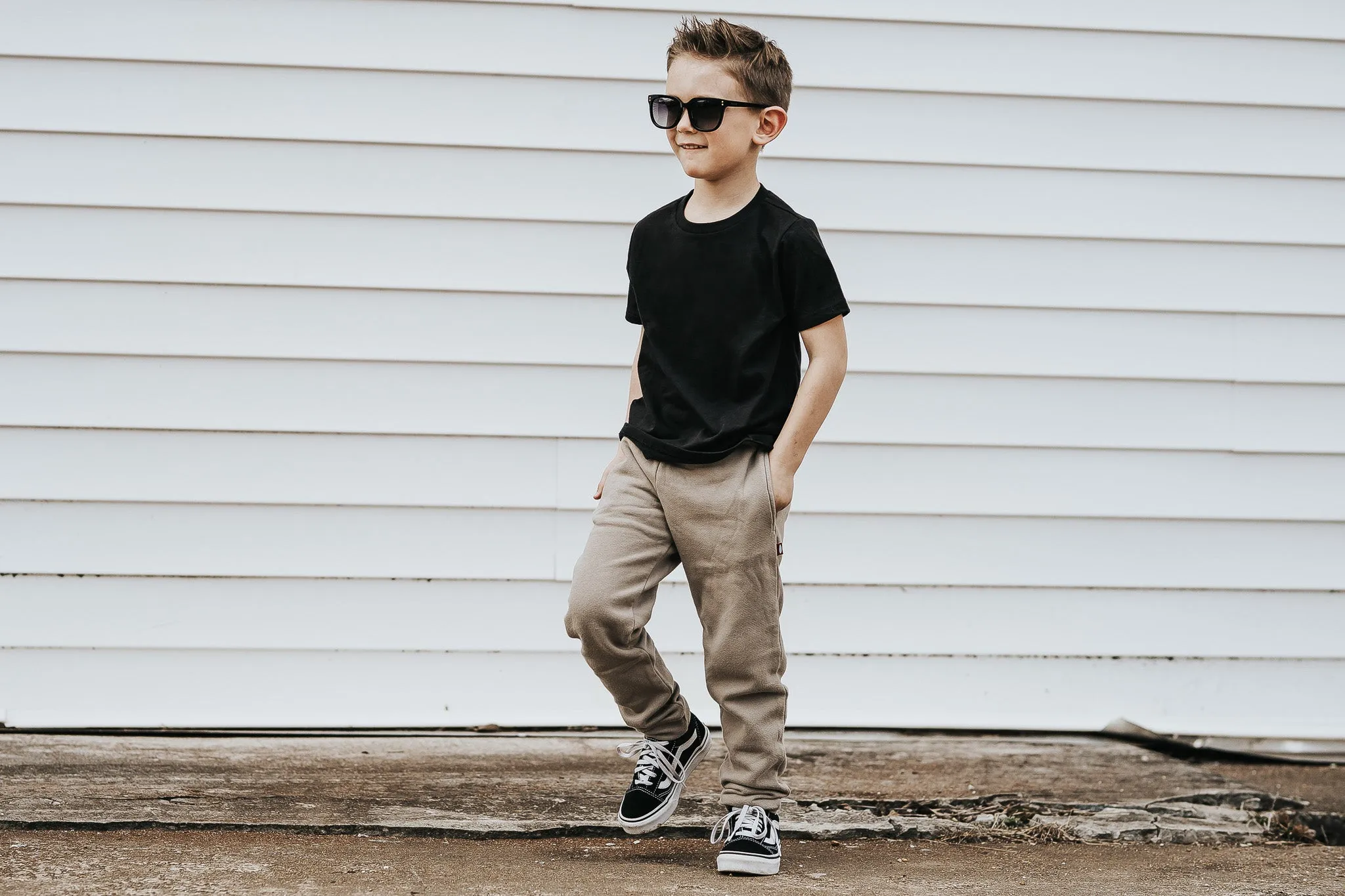 Boys Soft Organic Cotton Jersey Short Sleeve Crew Tee | Elf Green