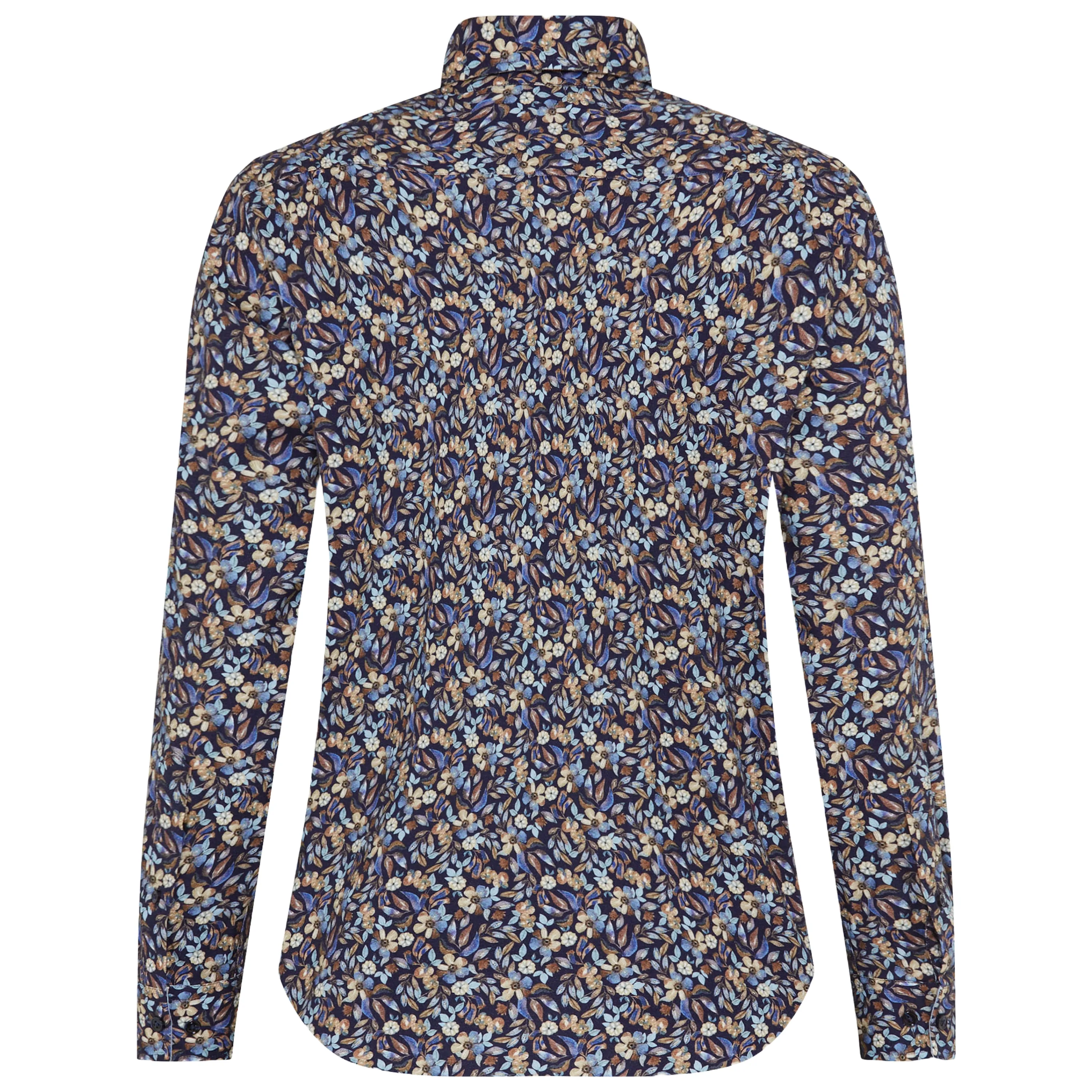 Brax Harold P Print Shirt - Navy