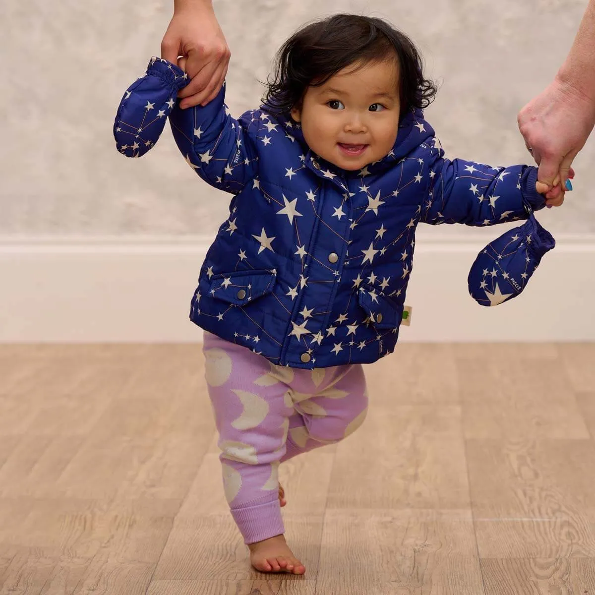 Brora - Navy Constellation Winter baby & Kids Jacket