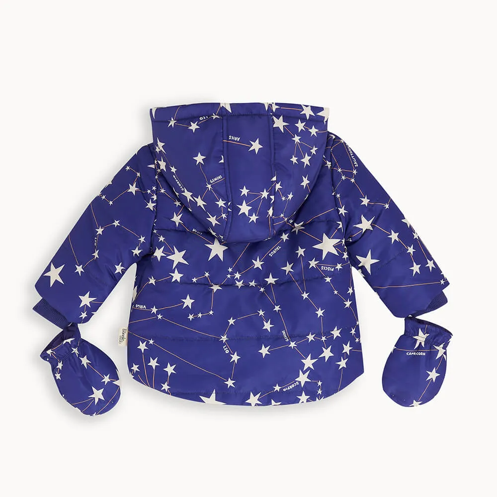 Brora - Navy Constellation Winter baby & Kids Jacket